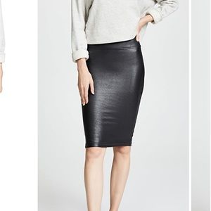 NWT Spanx Faux Leather Pencil Skirt